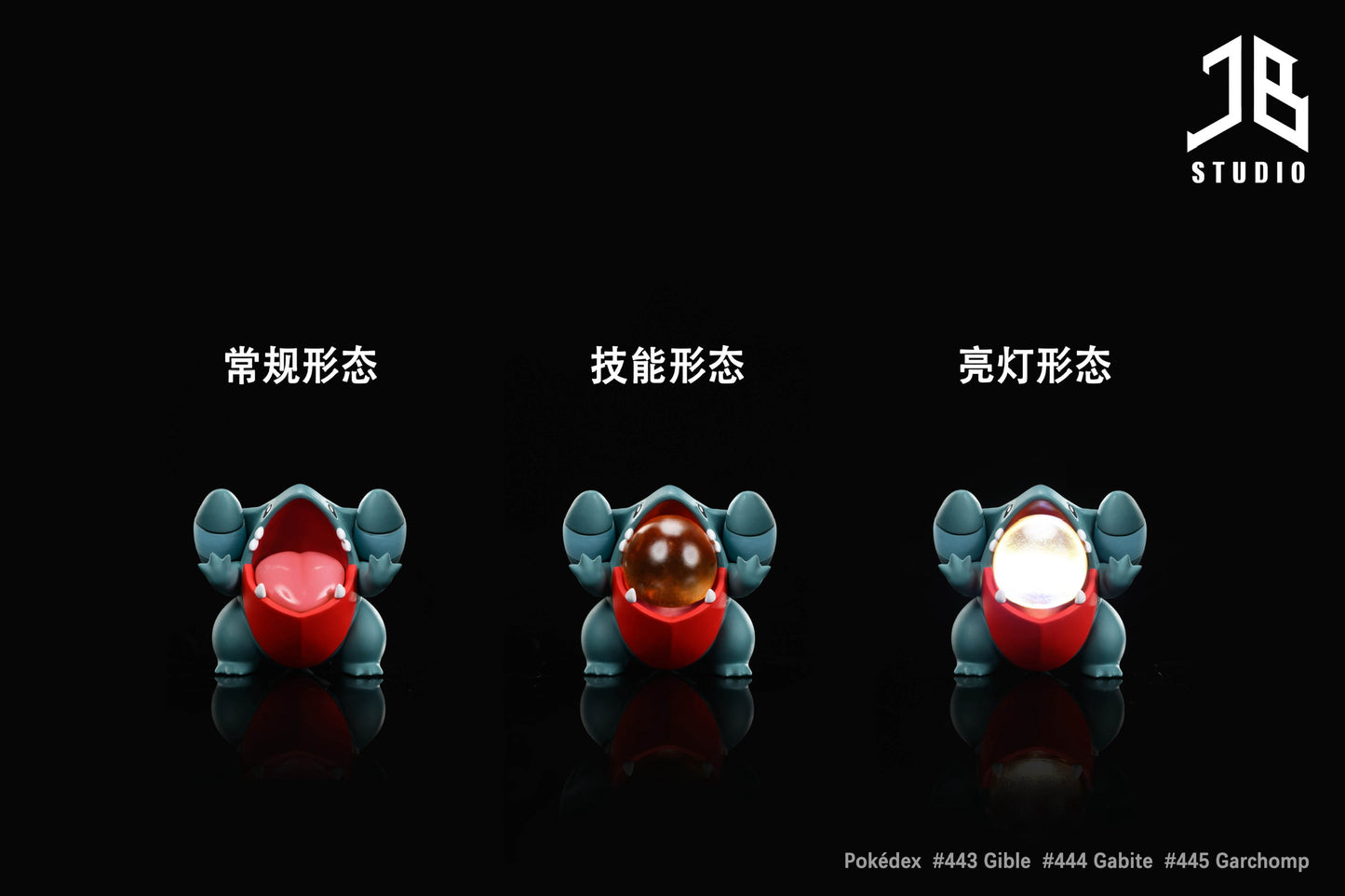 [PREORDER CLOSED] 1/20 Scale World Figure [JB] - Gible & Gabite & Garchomp