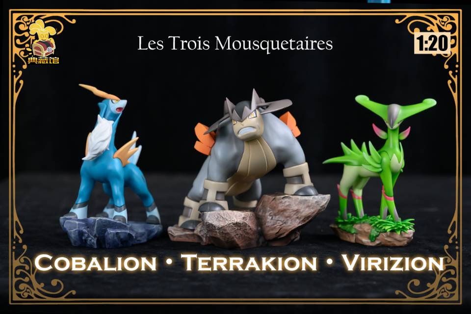 [PREORDER CLOSED] 1/20 Scale World Figure [DCG] - Cobalion & Terrakion & Virizion