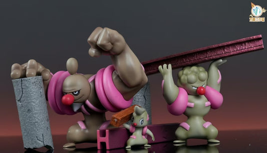 [PREORDER] 1/20 Scale World Figure [FT] - Timburr & Gurdurr & Conkeldurr