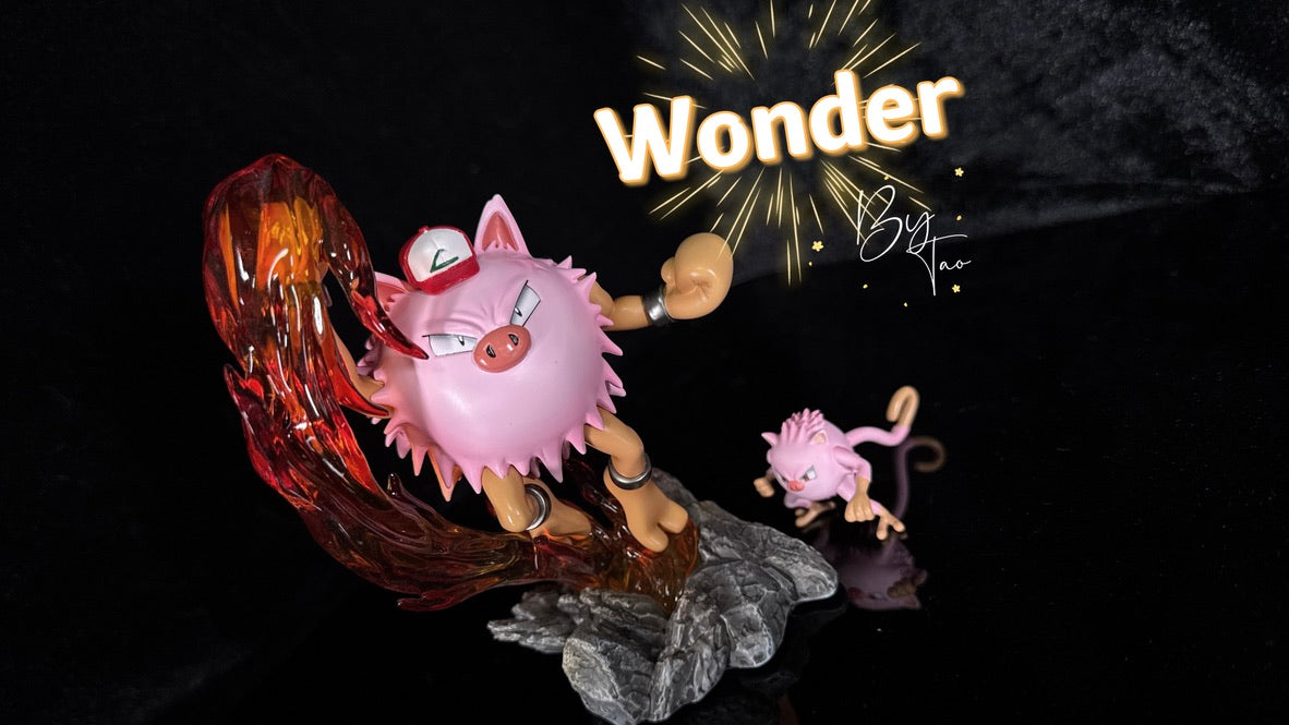 [IN STOCK] 1/20 Scale World Figure [WONDER] - Mankey & Primeape