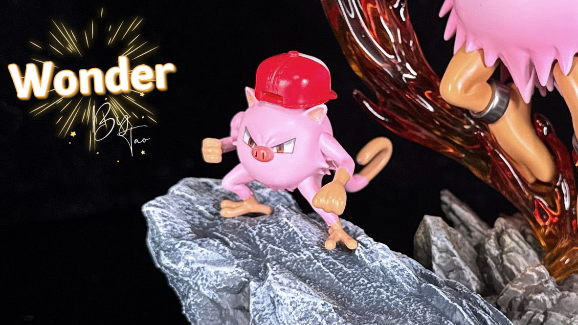 [IN STOCK] 1/20 Scale World Figure [WONDER] - Mankey & Primeape