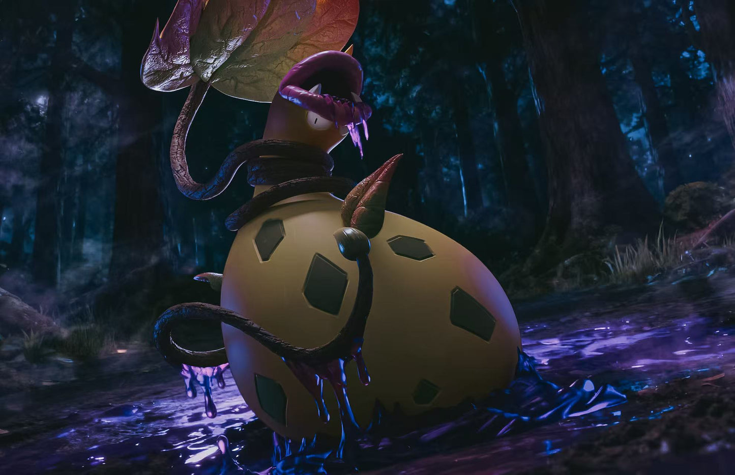 [PREORDER] 1/20 Scale World Figure [PALLET TOWN] - Bellsprout & Weepinbell & Victreebel & Mega Victreebel