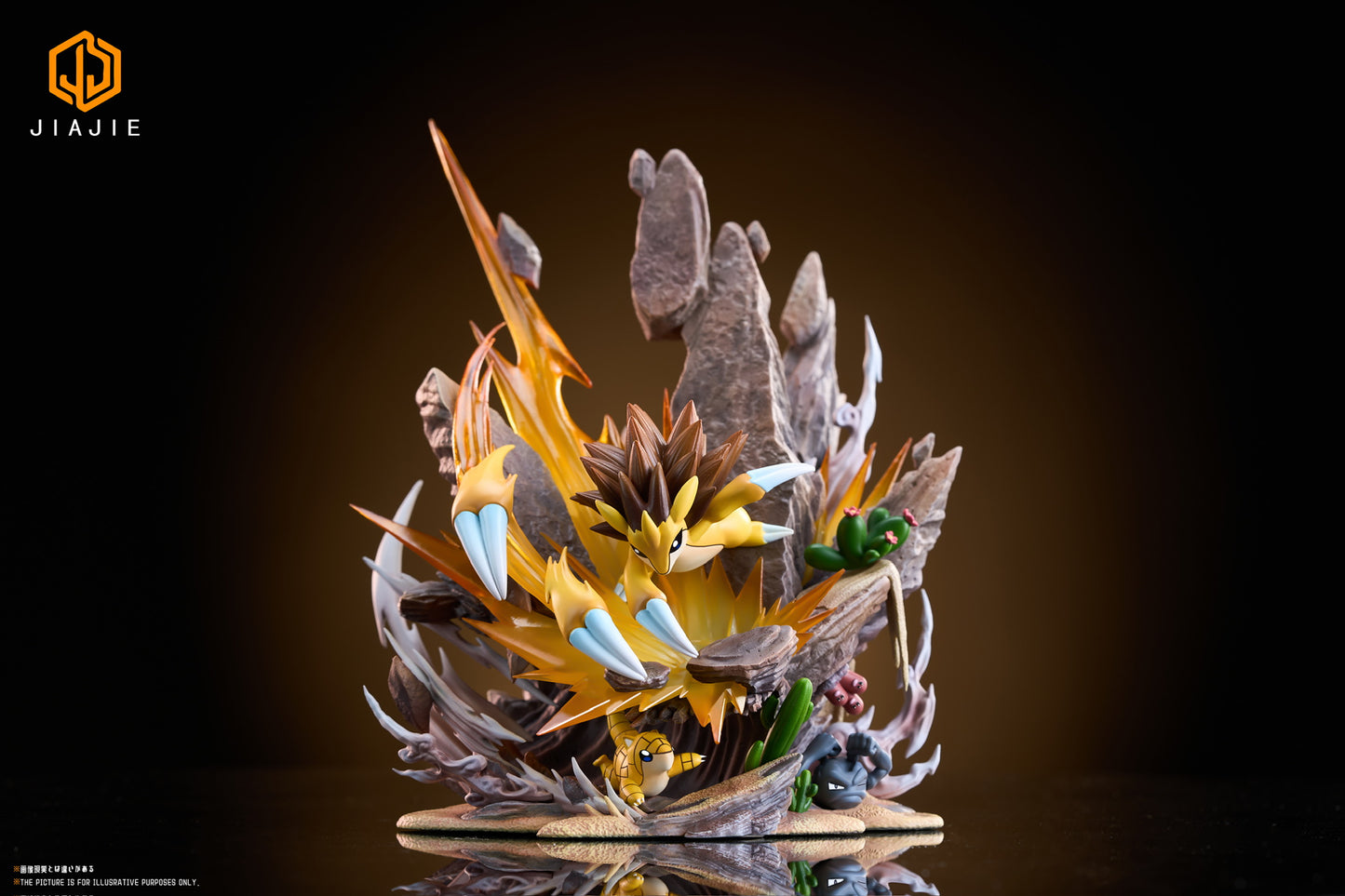 [PREORDER] Mini Statue [JIAJIE] - Sandshrew & Sandslash & Diglett & Dugtrio & Geodude