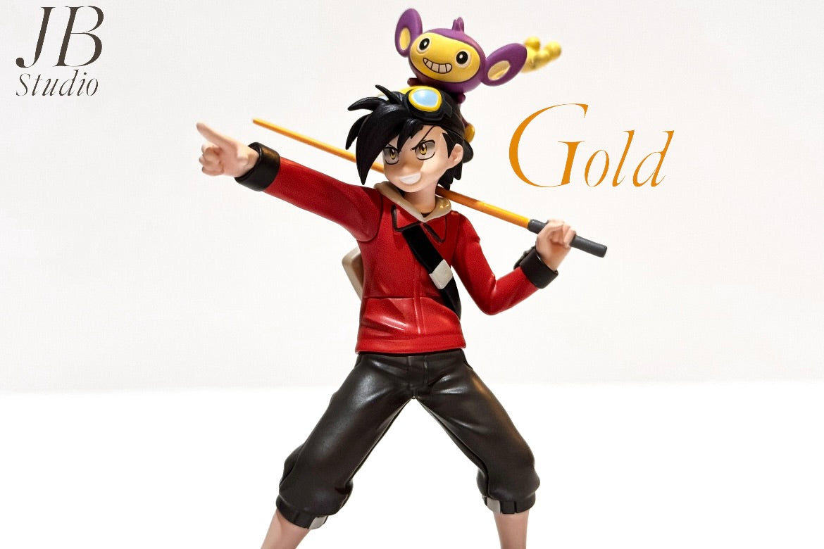 [IN STOCK] 1/20 Scale World Figure [JB] - Ethan / Gold & Aipom