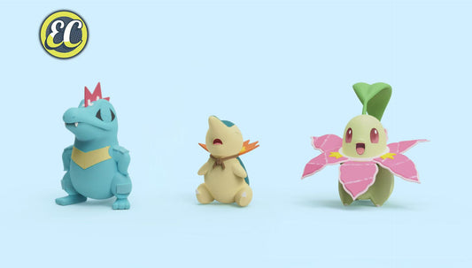 [PREORDER] 1/20 Scale World Figure [EC] - Chikorita & Cyndaquil & Totodile
