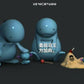 [PREORDER] 1/20 Scale World Figure [KEMO] - Wooper & Quagsire & Sandygast