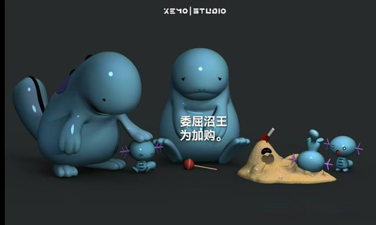 [PREORDER] 1/20 Scale World Figure [KEMO] - Wooper & Quagsire & Sandygast