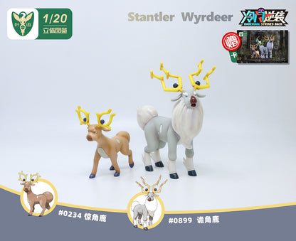 [PREORDER CLOSED] 1/20 Scale World Figure [YEYU] - Stantler & Wyrdeer