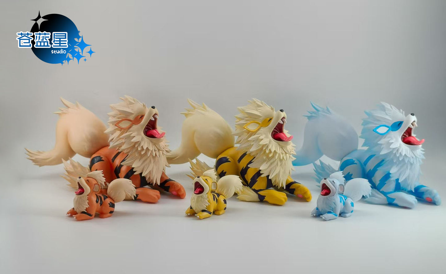 [PREORDER] 1/20 Scale World Figure [BLUE STAR & RS] - Growlithe & Arcanine