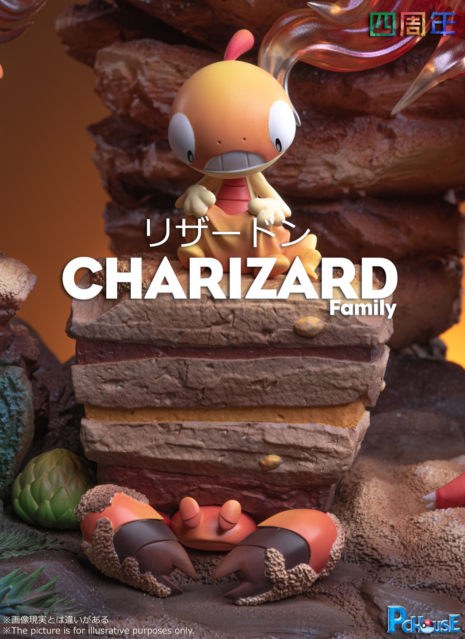 [PREORDER CLOSED] Statue [PC HOUSE] - The Charizard Family