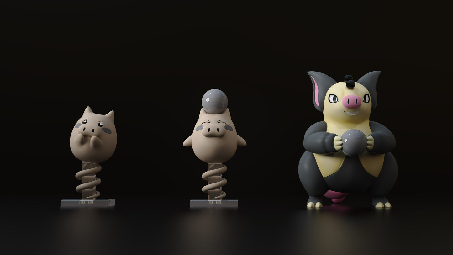 [PREORDER] 1/20 Scale World Figure [WU] - Spoink & Grumpig