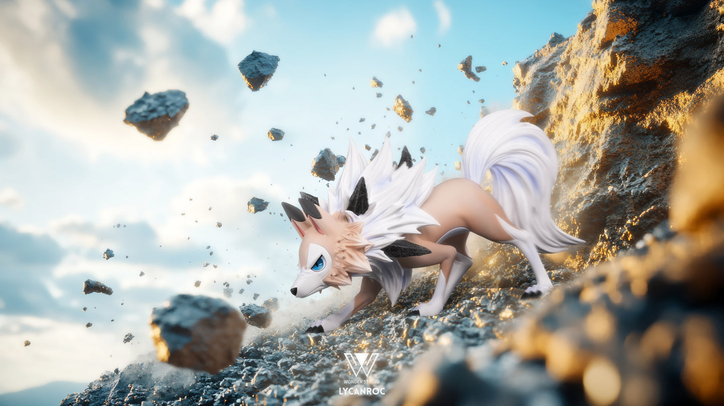 [PREORDER] 1/20 Scale World Figure [WONDER] - Lycanroc (Midday & Midnight)