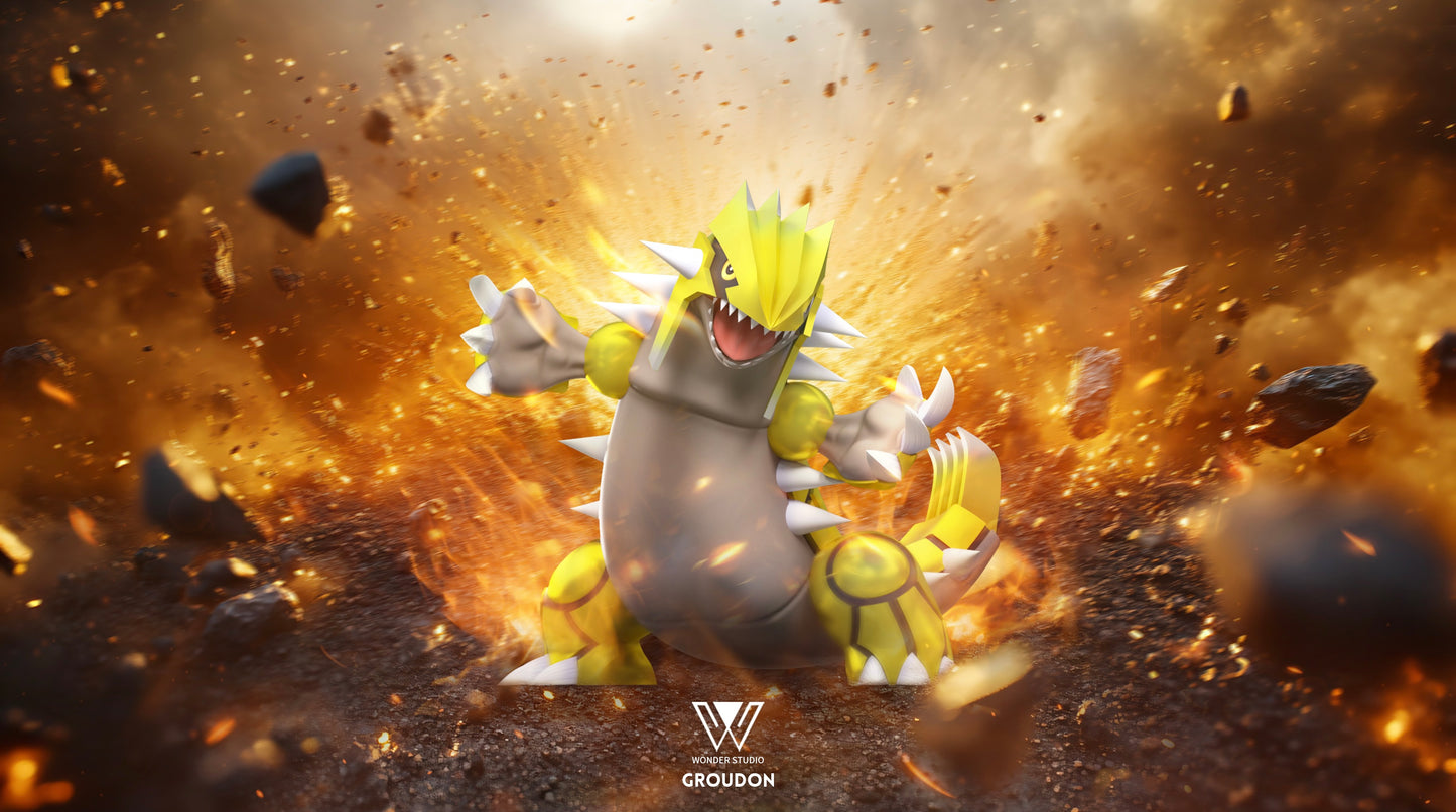 [PREORDER] 1/20 Scale World Figure [WONDER] - Groudon & Kyogre