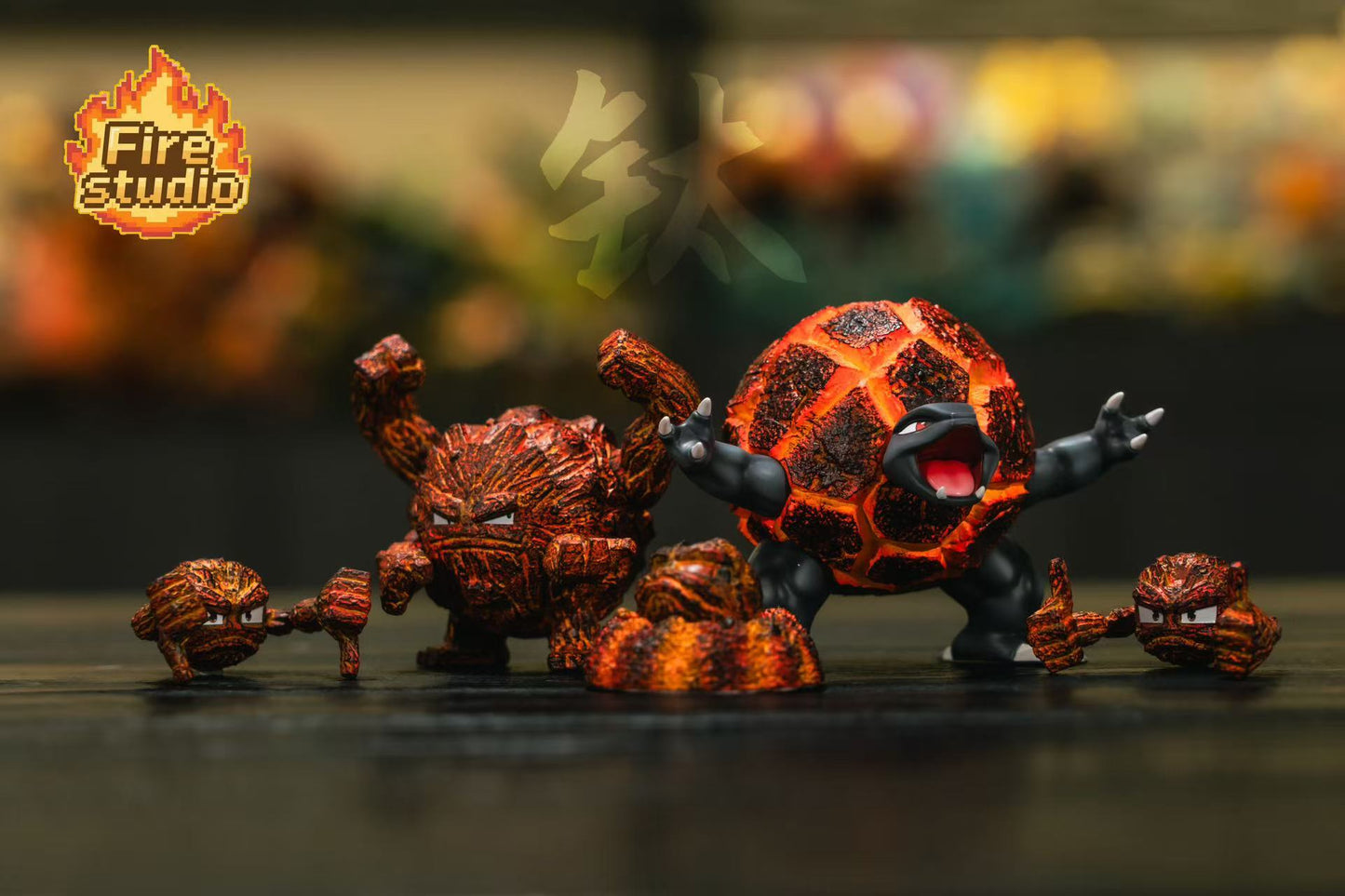[IN STOCK] 1/20 Scale World Figure [FIRE] - Geodude & Graveler & Golem