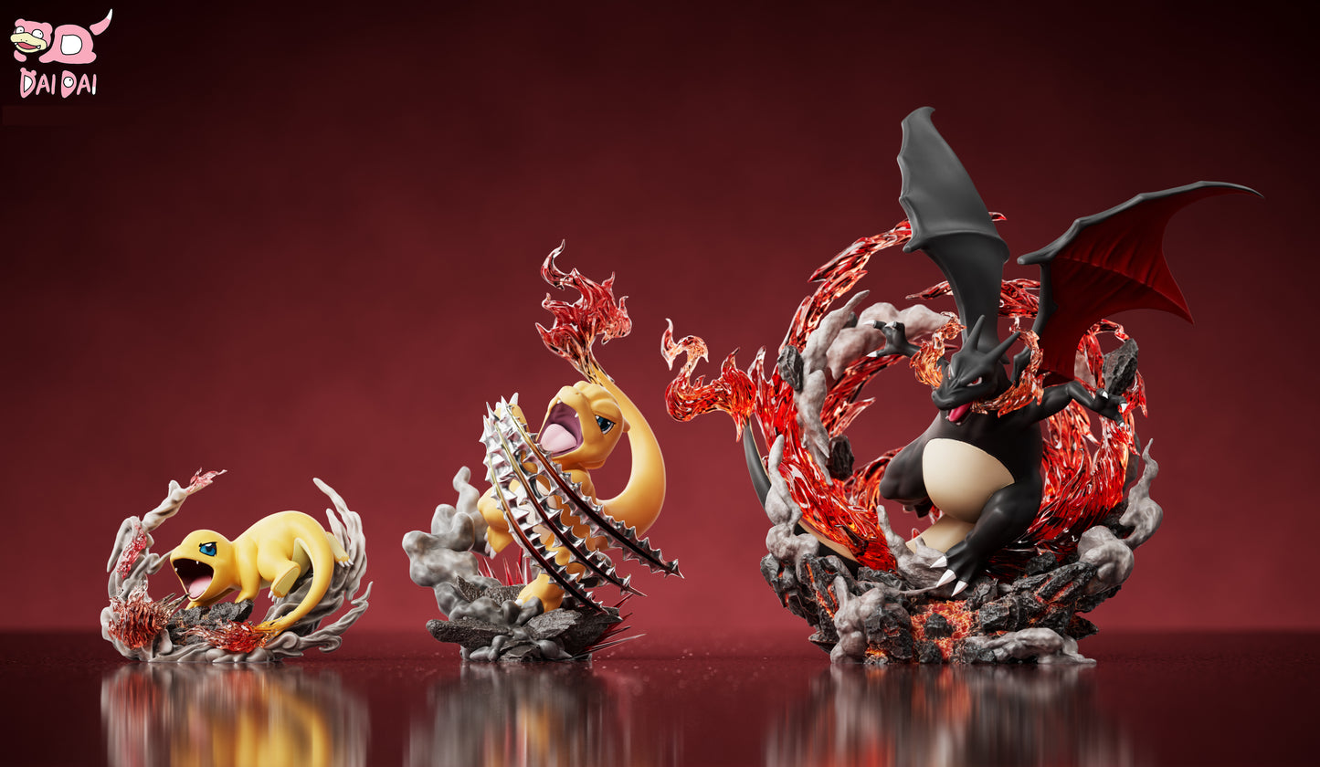 [PREORDER CLOSED] 1/20 Scale World Figure [DAIDAI] - Charmander & Charmeleon & Charizard