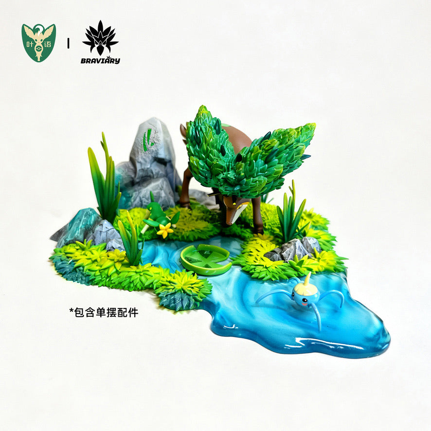 [PREORDER] 1/20 Scale World Figure [YEYU] - Deerling & Sawsbuck (Summer Form)