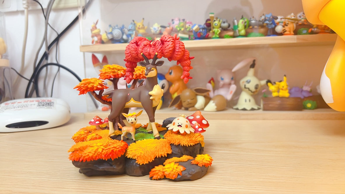 [IN STOCK] 1/20 Scale World Figure [YEYU] - Deerling & Sawsbuck