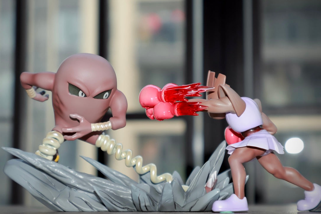 [IN STOCK] 1/20 Scale World Figure [ASTERISM] - Hitmonlee & Hitmonchan