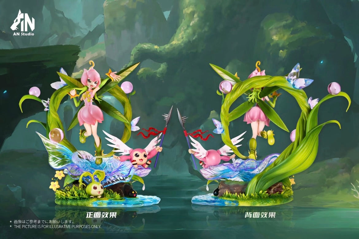 [IN STOCK] Digimon Figure [AN] - Lilimon & Tanemon & Nyokimon & Piximon