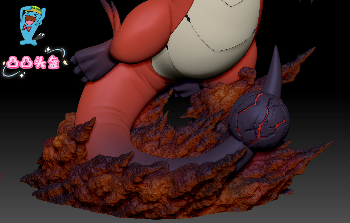[PREORDER] 1/20 Scale World Figure [ROCKY HELMET] - Mega Dragonite (Special)