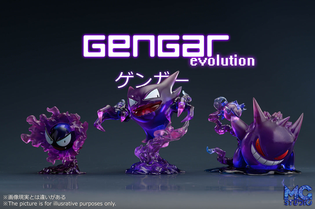 [IN STOCK] 1/20 Scale World Figure [MG] - Gastly & Haunter & Gengar