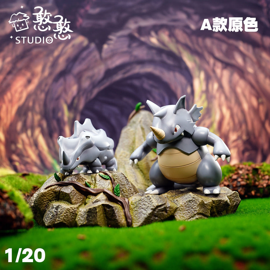 [PREORDER CLOSED] 1/20 Scale World Figure [HH] - Rhyhorn & Rhydon