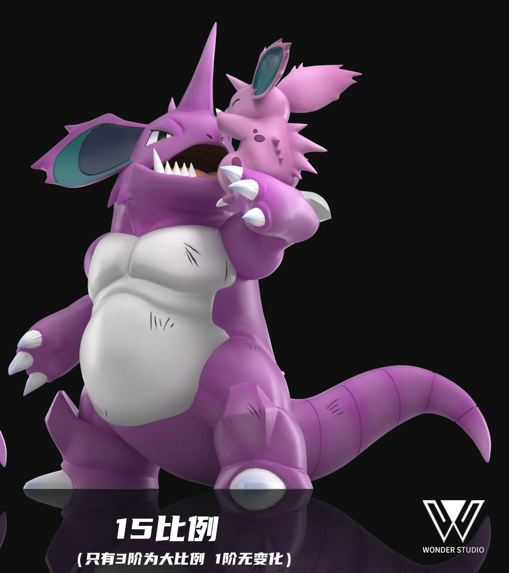 [PREORDER] 1/20 Scale World Figure [WONDER] - Nidoran♂ & Nidorino & Nidoking
