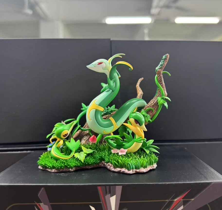 [PREORDER] 1/20 Scale World Figure [MEGAZZ] - Snivy & Servine & Serperior