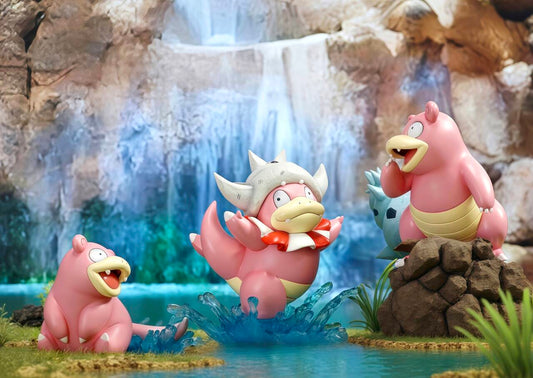 [IN STOCK] 1/20 Scale World Figure [PALLET TOWN] - Slowpoke & Slowbro & Slowking