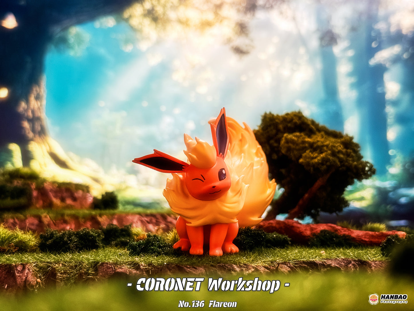 [IN STOCK] 1/20 Scale World Figure [CORONET] - Vaporeon & Flareon