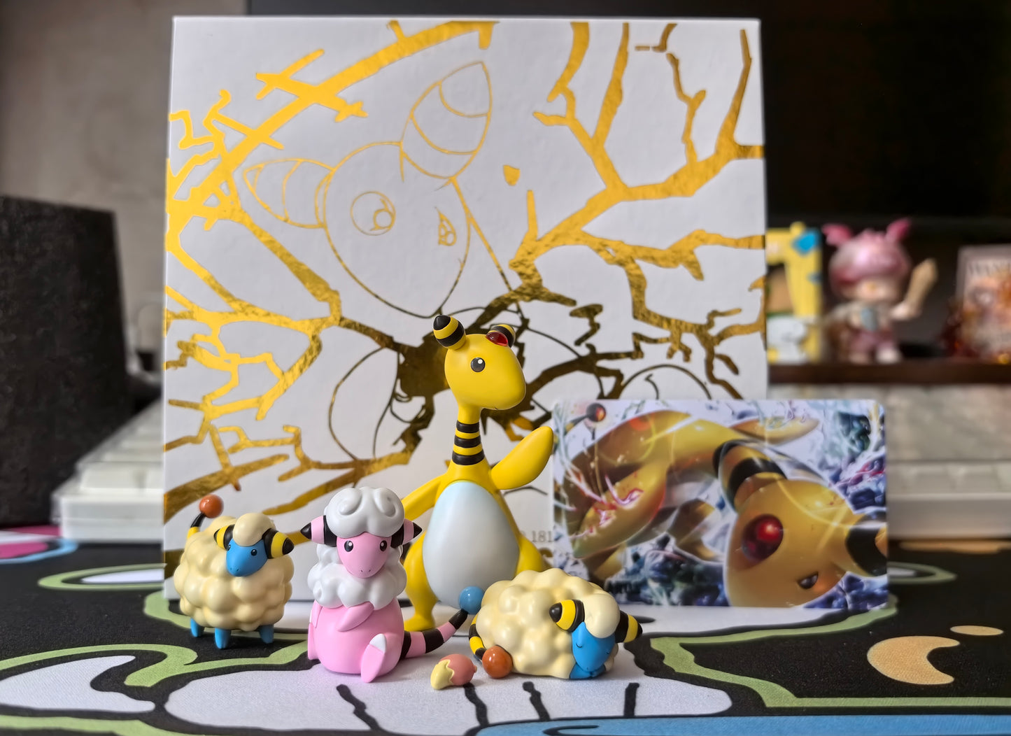[IN STOCK] 1/20 Scale World Figure [T1] - Mareep & Flaaffy & Ampharos