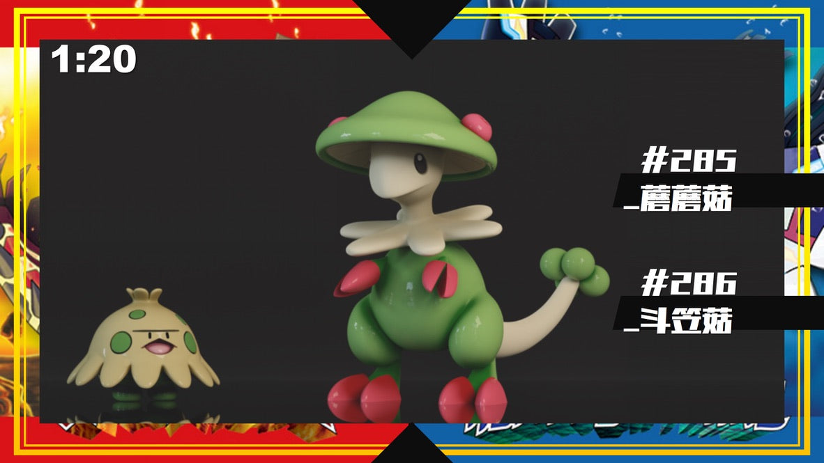 [PREORDER] 1/20 Scale World Figure [SXG] - Shroomish & Breloom