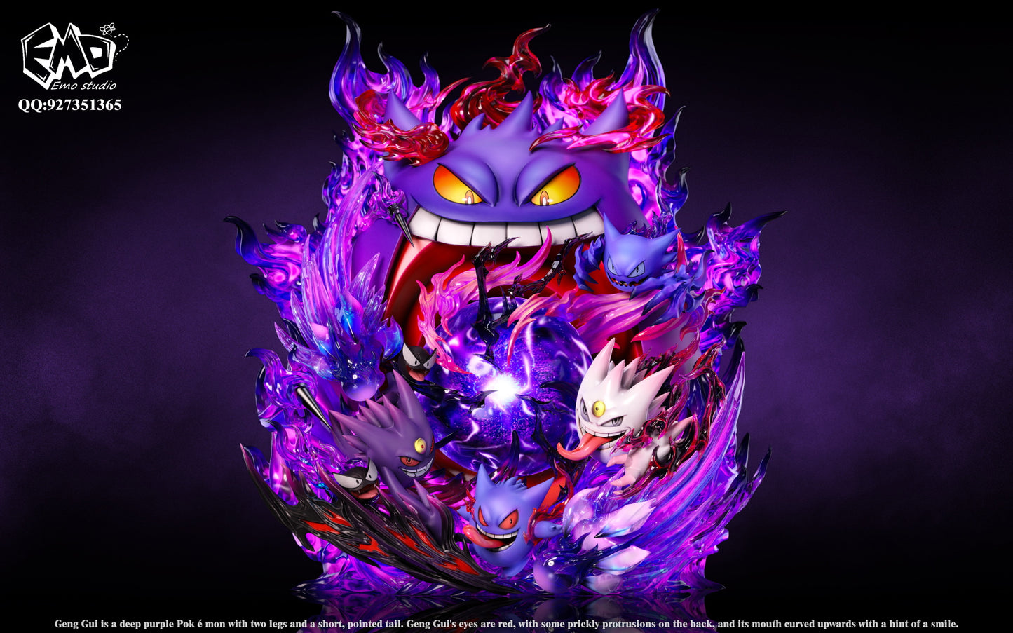 [PREORDER] GK Statue [EMO] - Gengar Statue