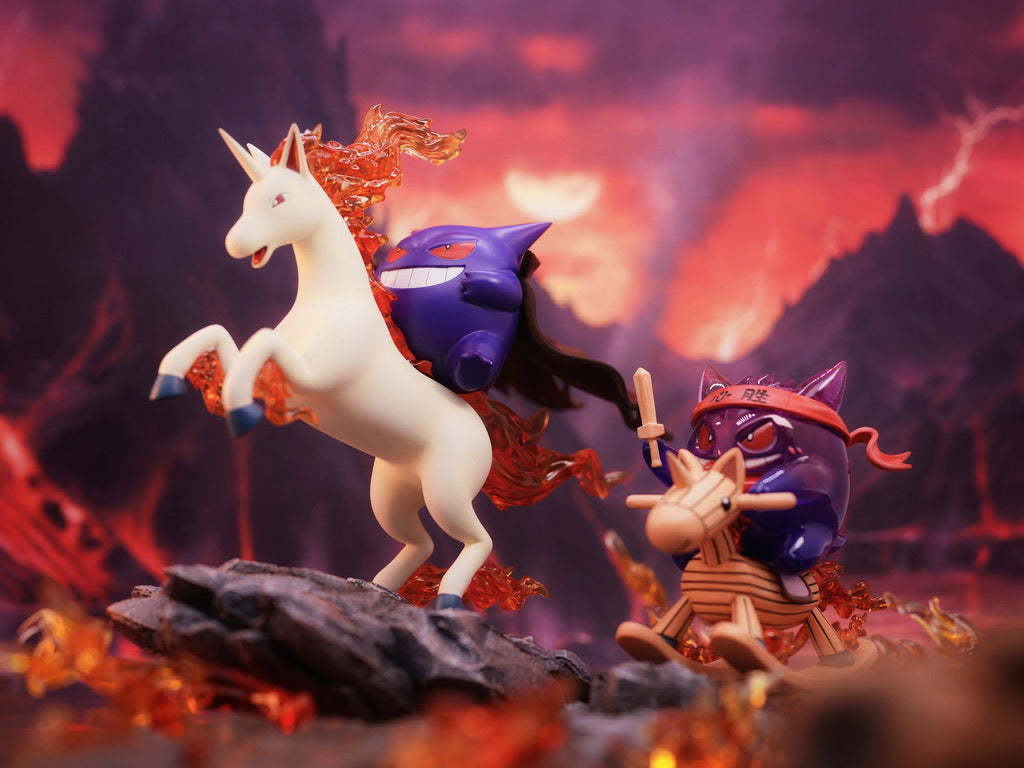 [PREORDER] Mini Statue [SUN] - Rapidash & Gengar