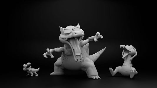 [PREORDER] 1/20 Scale World Figure [AQUA] - Sandile & Krokorok & Krookodile
