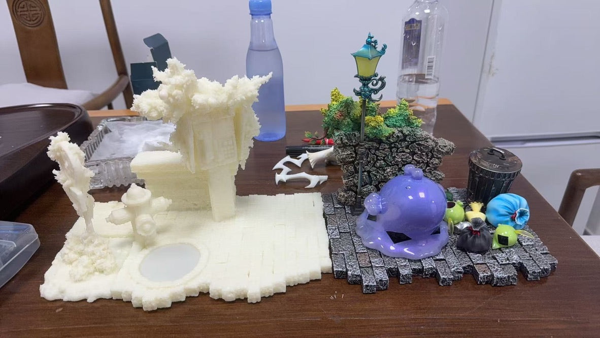[PREORDER] 1/20 Scale World Figure [DM VIP] - Rattata & Raticate & Grimer & Muk & Murkrow & Honchkrow