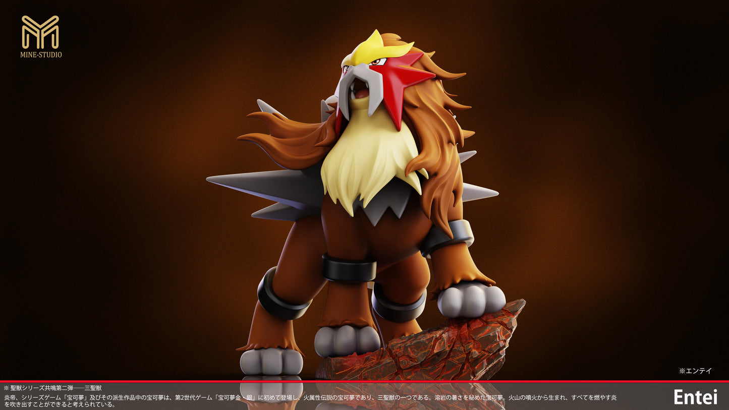 [PREORDER] 1/20 Scale World Figure [MINE] - Raikou & Entei & Suicune