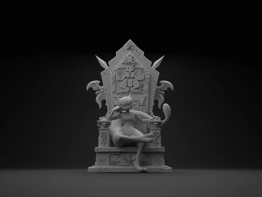 [PREORDER] 1/20 Scale World Figure [DM & WG] - Mewtwo on Throne
