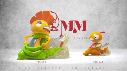 [IN STOCK] 1/20 Scale World Figure [MM] - Scraggy & Scrafty