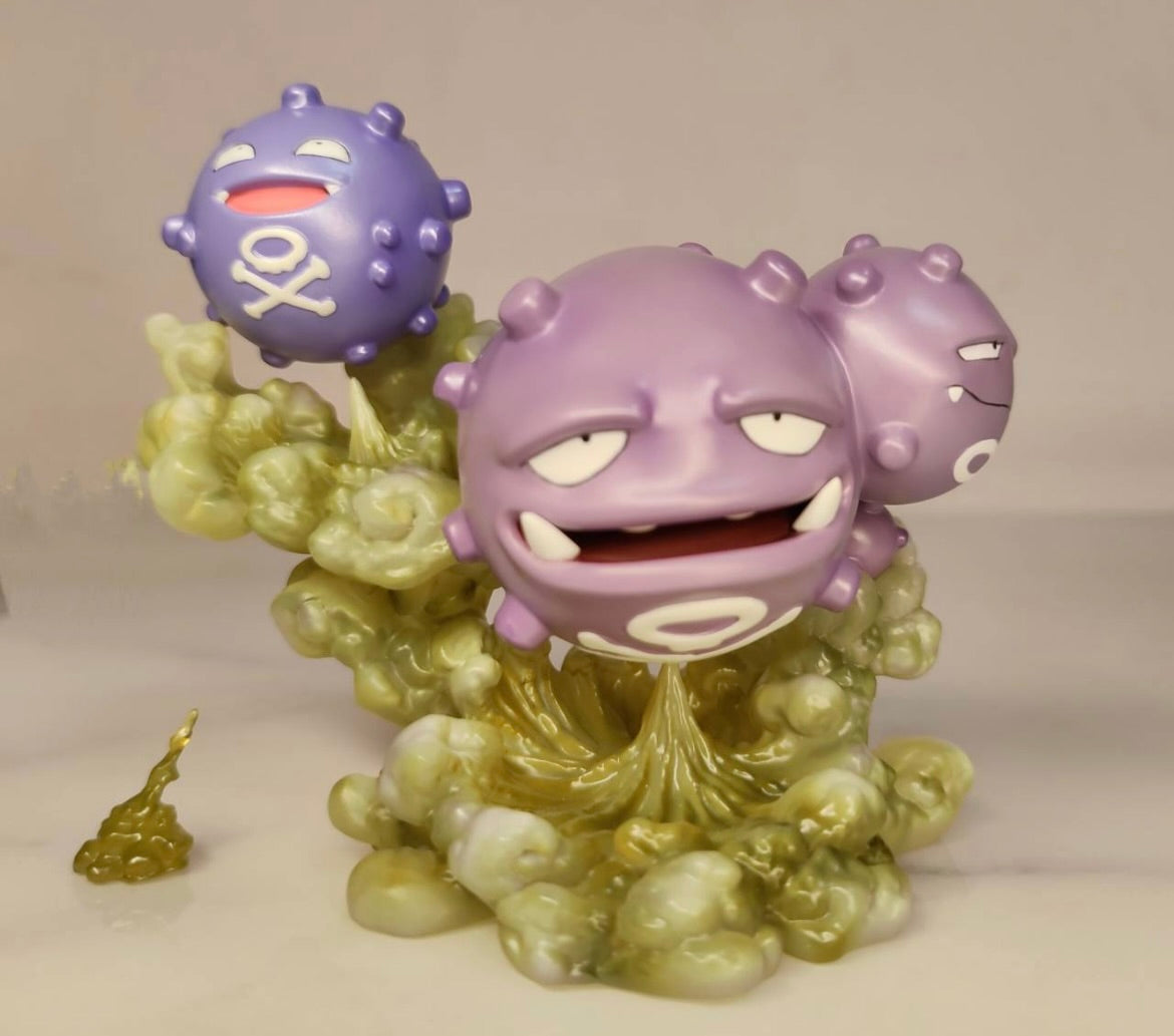 [IN STOCK] 1/20 Scale World Figure [PALLET TOWN] - Koffing & Weezing