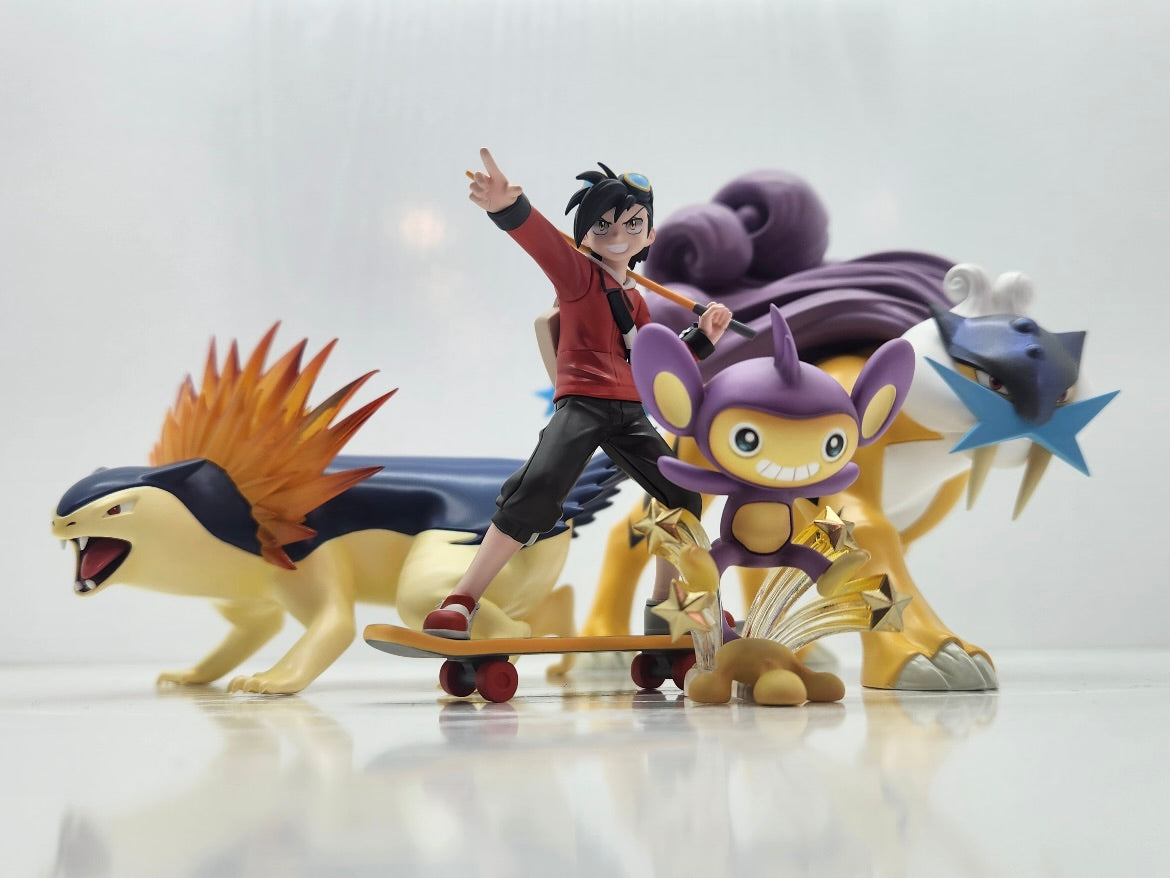 [IN STOCK] 1/20 Scale World Figure [JB] - Ethan / Gold & Aipom