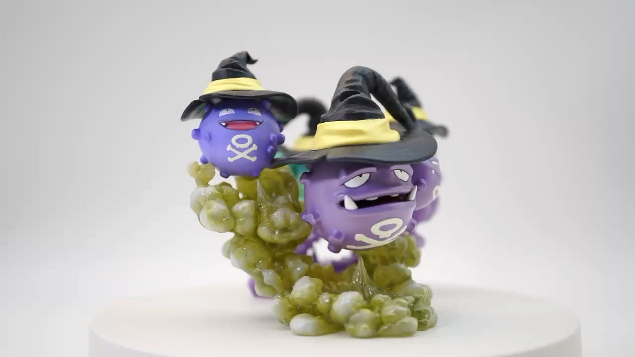 [IN STOCK] 1/20 Scale World Figure [PALLET TOWN] - Koffing & Weezing