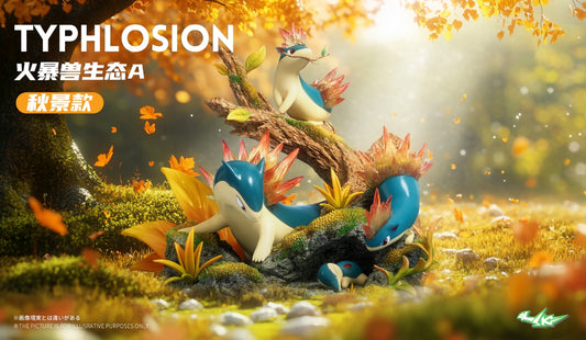 [PREORDER] 1/20 Scale World Figure [SK] - Cyndaquil & Quilava & Typhlosion