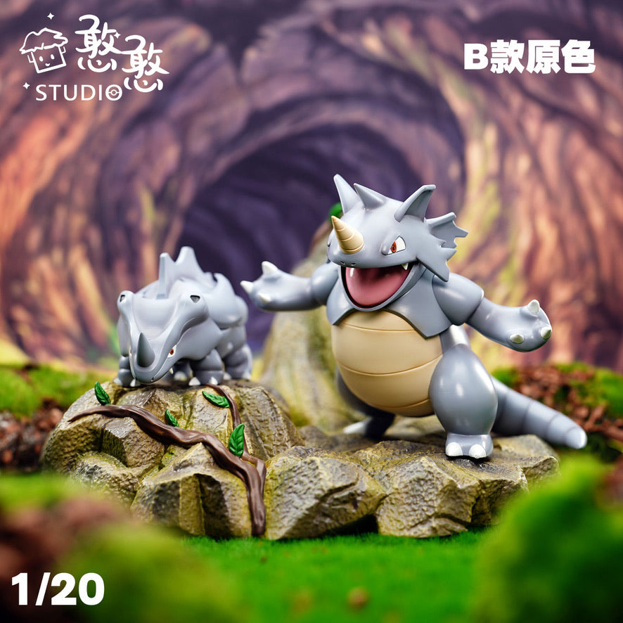 [PREORDER CLOSED] 1/20 Scale World Figure [HH] - Rhyhorn & Rhydon