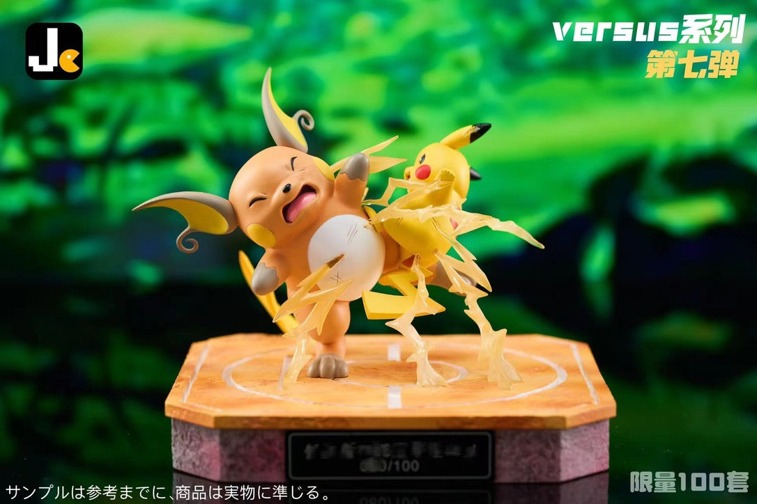 [PREORDER] Mini statue [JC] - Pikachu & Raichu