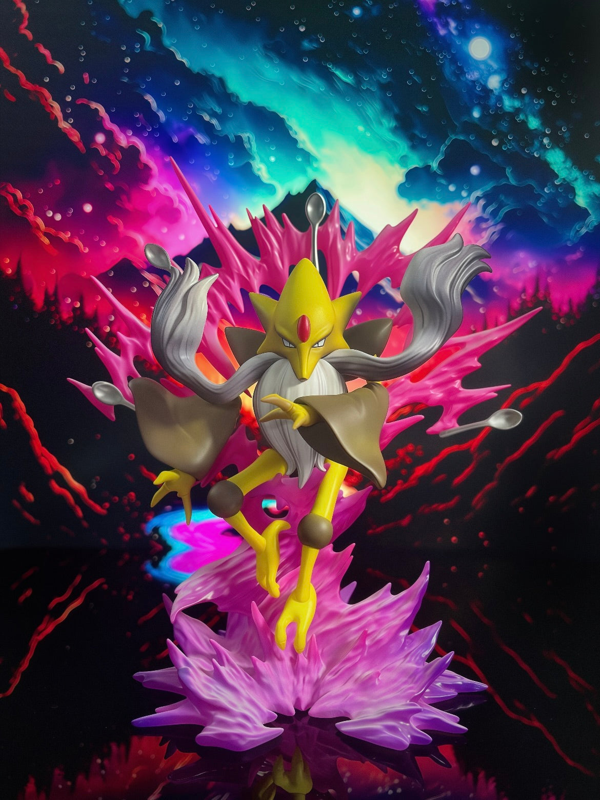 [IN STOCK] 1/20 Scale World Figure [ROCKY HELMET] - Mega Alakazam