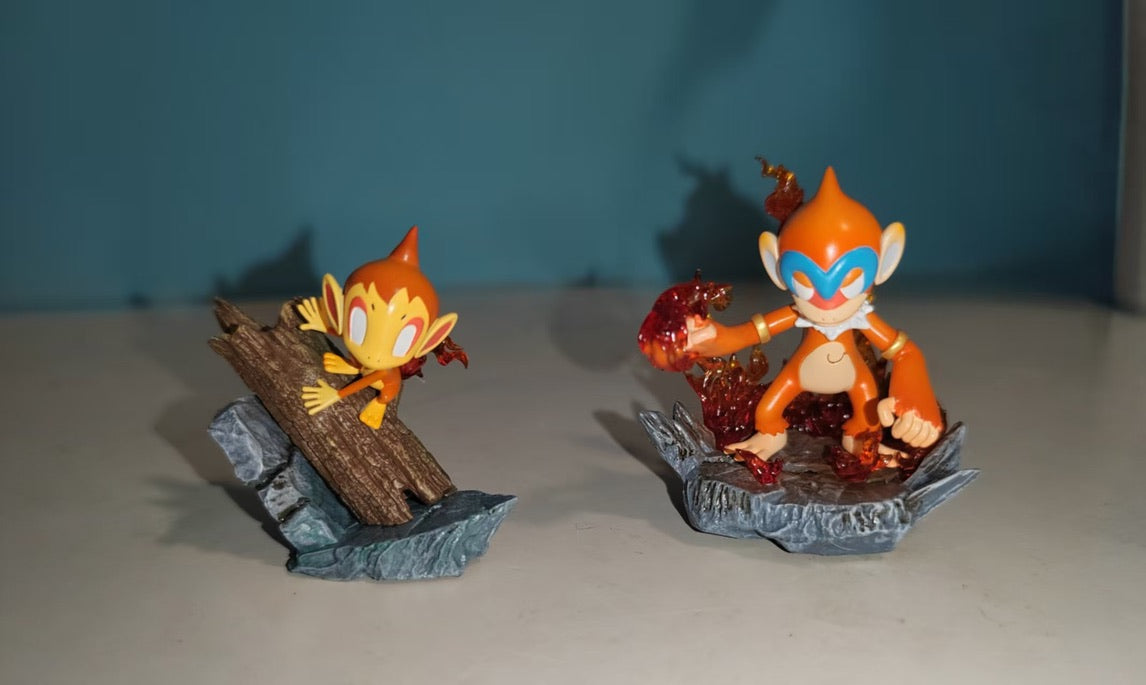 [PREORDER] 1/20 Scale World Figure [RZ] - Chimchar & Monferno