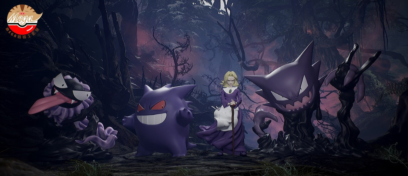 [PREORDER] 1/20 Scale World Figure [MEGAZZ] - Gastly & Haunter & Gengar