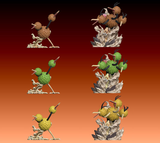 [PREORDER] 1/20 Scale World Figure [WU] - Doduo & Dodrio
