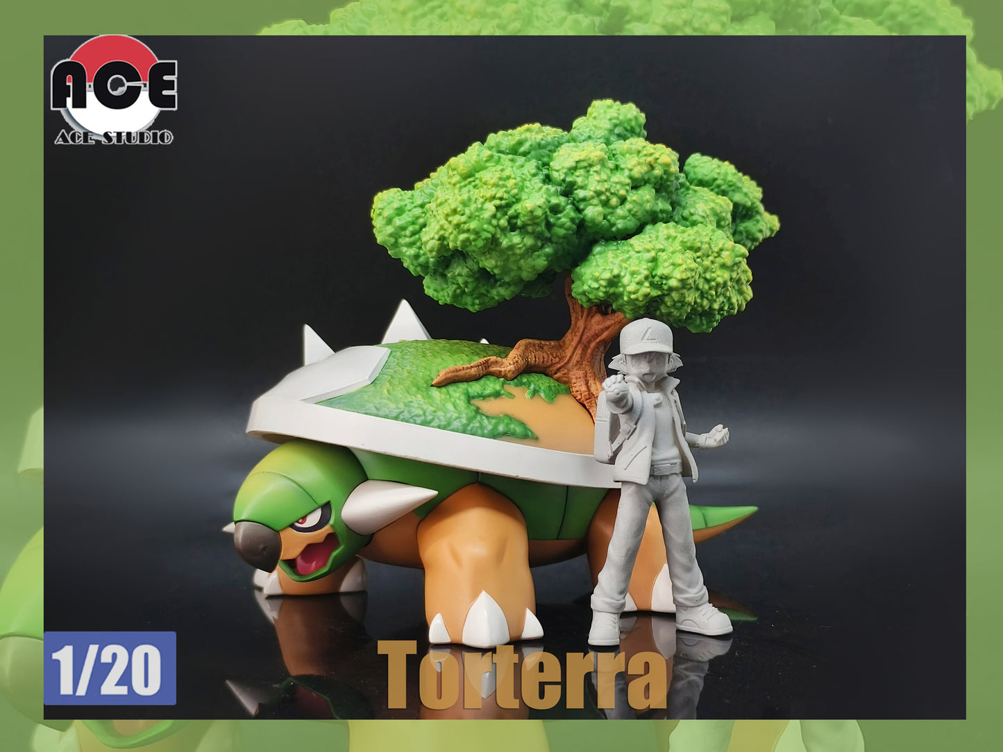 [PREORDER] 1/20 Scale World Figure [ACE] - Turtwig & Grotle & Torterra